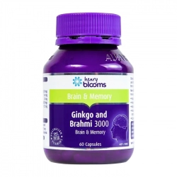 Ginkgo and Brahmi 3000 Henry Blooms 60 viên - Tăng tuần hoàn não