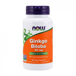 Ginkgo Biloba 60mg Now 60 viên - Viên uống bổ não