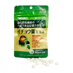 Ginkgo Biloba Orihiro 120 viên - Viên uống bổ não, trí não