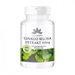 Ginkgo Extrakt HerbaDirekt 100mg 90 viên - Viên uống bổ não