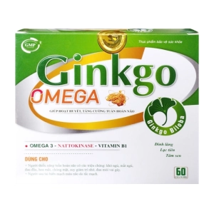 Ginkgo Omega Trang Minh 6 vỉ x 10 viên - Hỗ trợ giảm tuần hoàn não