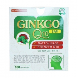 Ginkgo Q10 Safi 10 vỉ x 10 viên Ginkgo Q10 Safi 10 vỉ x 10 viên