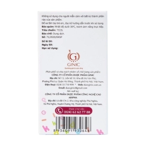 Ginkid Thanh Nhiệt Mát Gan 4 vỉ x 5 ống x 10ml - Giúp thanh nhiệt, giải độc gan