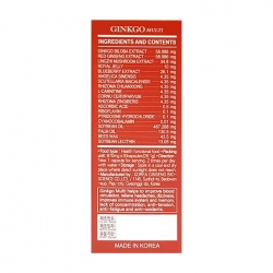 Ginkgo Multi Korea Insam 6 vỉ x 5 viên - Viên uống bổ não Ginkgo Multi Korea Insam 6 vỉ x 5 viên - Viên uống bổ não