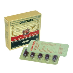 Bồi bổ sức khỏe, ngừa ung thư Ginpower, Hộp 60 viên