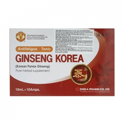 Ginseng Korean, Hộp 10 ống x 10ml