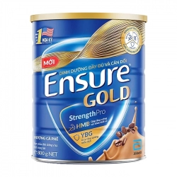 Giúp tăng cường sức khỏe (hương cà phê) Ensure Gold StrengthPro Abbott 380g Giúp tăng cường sức khỏe (hương cà phê) Ensure Gold StrengthPro Abbott 380g