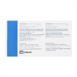 Glazi 500mg Abbott 2 vỉ x 3 viên