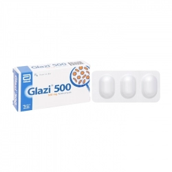 Glazi 500mg Abbott 2 vỉ x 3 viên