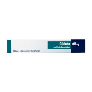 Gliclada 60mg Modified-Release Tablets Krka 2 vỉ x 15 viên (Gliclazide)