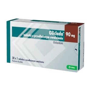 Gliclada 90mg Modified-Release Tablets Krka 30 viên (Gliclazide)