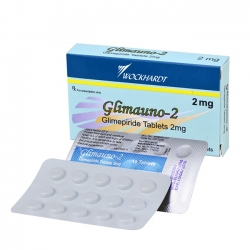 Glimauno-2 Wockhardt - Thuốc hỗ trợ điều trị đái tháo đường type 2 Glimauno-2 Wockhardt - Thuốc hỗ trợ điều trị đái tháo đường type 2