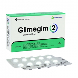 Glimegim 2 Agimexpharm 3 vỉ x 10 viên Glimegim 2 Agimexpharm 3 vỉ x 10 viên