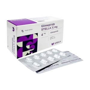 Glimepiride Stella 4mg 6 vỉ x 10 viên (Glimepiride)
