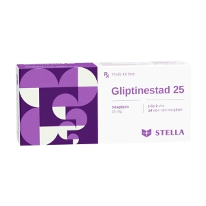 Gliptinestad 25 Stellapharm 2 vỉ x 14 viên (Sitagliptin)