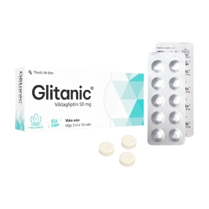 Glitanic 50mg Fremed 3 vỉ x 10 viên (Vildagliptin)