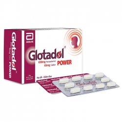 Thuốc giảm đau, hạ sốt  Abbott Glotadol Power Hộp 100 viên Thuốc giảm đau, hạ sốt  Abbott Glotadol Power Hộp 100 viên