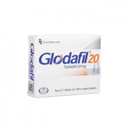 Glotafil 20mg Glomed, Hộp 2 viên