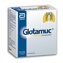 Glotamuc 200mg Abbott, Hộp 10 vỉ x 10 viên Glotamuc 200mg Abbott, Hộp 10 vỉ x 10 viên