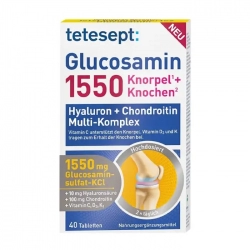 Glucosamin 1550 Tetesept 40 viên - Viên bổ xương khớp, giảm đau Glucosamin 1550 Tetesept 40 viên - Viên bổ xương khớp, giảm đau