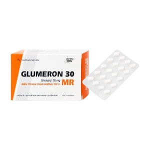 Glumeron 30 MR DHG Pharma 5 vỉ x 20 viên (Gliclazide)