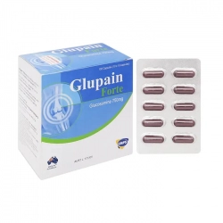 Glupain Forte 750mg 10 vỉ x 10 viên - Giảm triệu chứng thoái hoá khớp Glupain Forte 750mg 10 vỉ x 10 viên - Giảm triệu chứng thoái hoá khớp