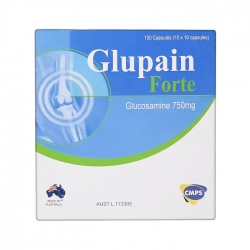 Glupain Forte 750mg 10 vỉ x 10 viên - Giảm triệu chứng thoái hoá khớp Glupain Forte 750mg 10 vỉ x 10 viên - Giảm triệu chứng thoái hoá khớp