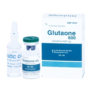 Glutaone 600 Bidiphar 1 lọ + 1 ống (Glutathion)