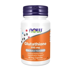Glutathione 250mg Now Foods 60 viên - Hỗ trợ trắng da, ngừa nám