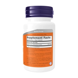 Glutathione 250mg Now Foods 60 viên - Hỗ trợ trắng da, ngừa nám Glutathione 250mg Now Foods 60 viên - Hỗ trợ trắng da, ngừa nám
