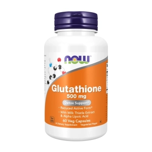 Glutathione 500mg Now Foods 60 viên - Hỗ trợ chống lão hóa