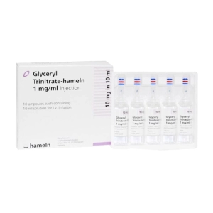 Glyceryl Trinitrate-Hameln 1mg/ml 10 ống x 10ml (Nitroglycerin)