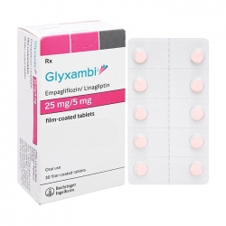 Glyxambi 25mg/5mg Boehringer Ingelheim 3 vỉ x 10 viên