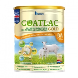 Goatlac Gold BA Vitadairy 800g - Sữa dê giúp tăng cân cho trẻ Goatlac Gold BA Vitadairy 800g - Sữa dê giúp tăng cân cho trẻ