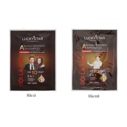 Gội Là Nâu Lucky Star, 10 Gói Gội Là Nâu Lucky Star, 10 Gói