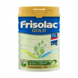 Gold 2 Frisolac 380g - Hỗ trợ hệ miễn dịch cho trẻ