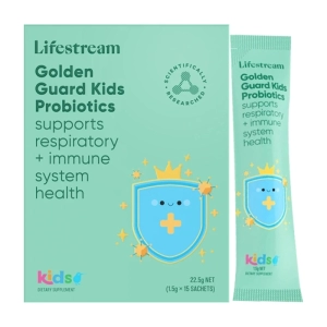 Golden Guard Kids Probiotics Lifestream 15 gói x 1.5g - Men vi sinh cho trẻ