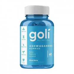 Goli Nutrition Ashwagandha Gummies 60 viên - Kẹo dẻo nhân sâm