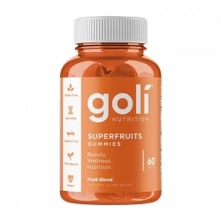 Goli Nutrition Superfruits Beauty Gummies 60 viên - Kẹo dẻo trái cây siêu dưỡng chất