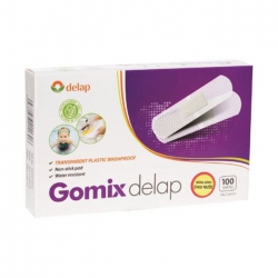 Băng dính Gomix Delap Tím 1.9cm x 7.2cm, Hộp 100 miếng Băng dính Gomix Delap Tím 1.9cm x 7.2cm, Hộp 100 miếng