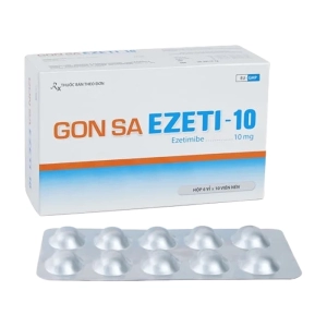 Gon Sa Ezeti-10 Davipharm 6 vỉ x 10 viên (Ezetimibe)