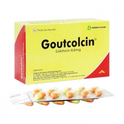 Goutcolcin 0.6mg Agimexpharm 10 vỉ x 10 viên Goutcolcin 0.6mg Agimexpharm 10 vỉ x 10 viên