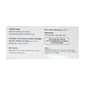 Grarizine 5mg Gracure 10 vỉ x 10 viên (Levocetirizine)