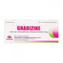 Grarizine 5mg Gracure 10 vỉ x 10 viên