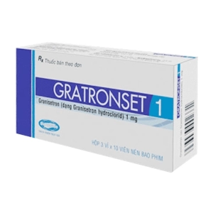 Gratronset 1 Savipharm 3 vỉ x 10 viên (Granisetron) Gratronset 1 Savipharm 3 vỉ x 10 viên (Granisetron)