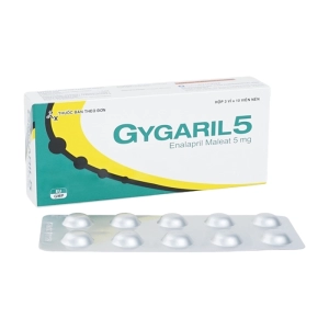 Gygaril 5 Davipharm 3 vỉ x 10 viên (Enalapril)