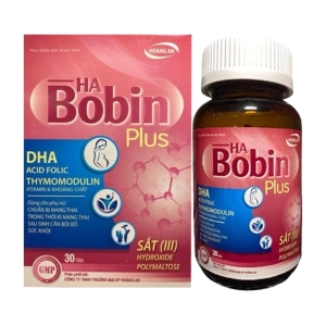 HA Bobin Plus Hoàng An 30 viên - Bổ sung DHA, EPA phụ nữ mang thai
