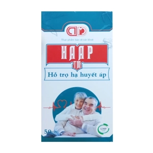Haap TM Trang Minh 50 viên - Hỗ trợ hạ huyết áp Haap TM Trang Minh 50 viên - Hỗ trợ hạ huyết áp