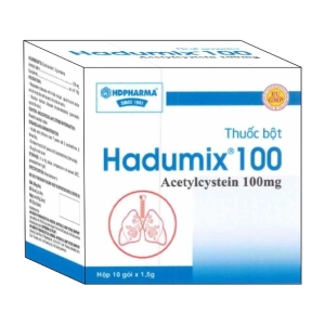 Hadumix 100 HDPharma 10 gói x 1.5g (Acetylcystein)