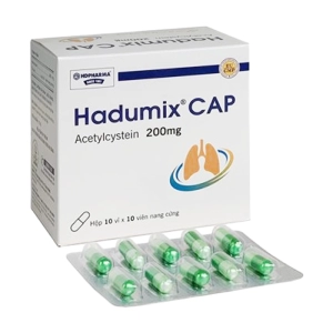 Hadumix Cap 200mg HDPharma 10 vỉ x 10 viên (Acetylcystein)